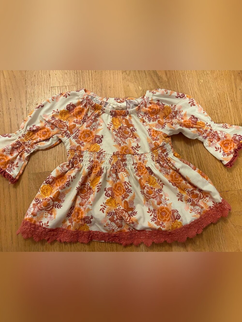 Matilda Jane Just Imagine Charlotte floral peasant top
